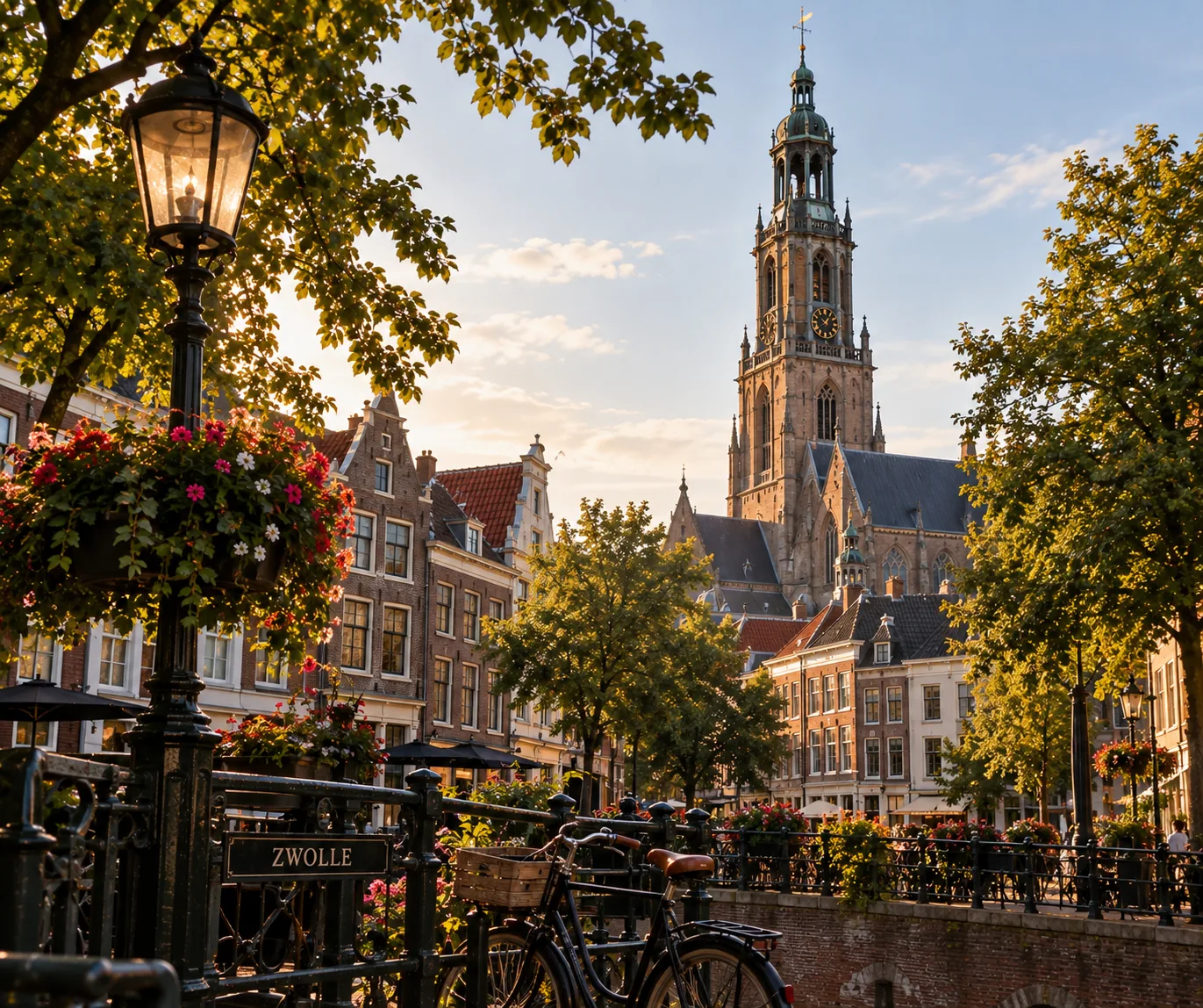 Zwolle city centre in the Netherlands